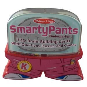 Melissa & Doug Smarty Pants Kindergarten 120 Brain Building Cards Complete